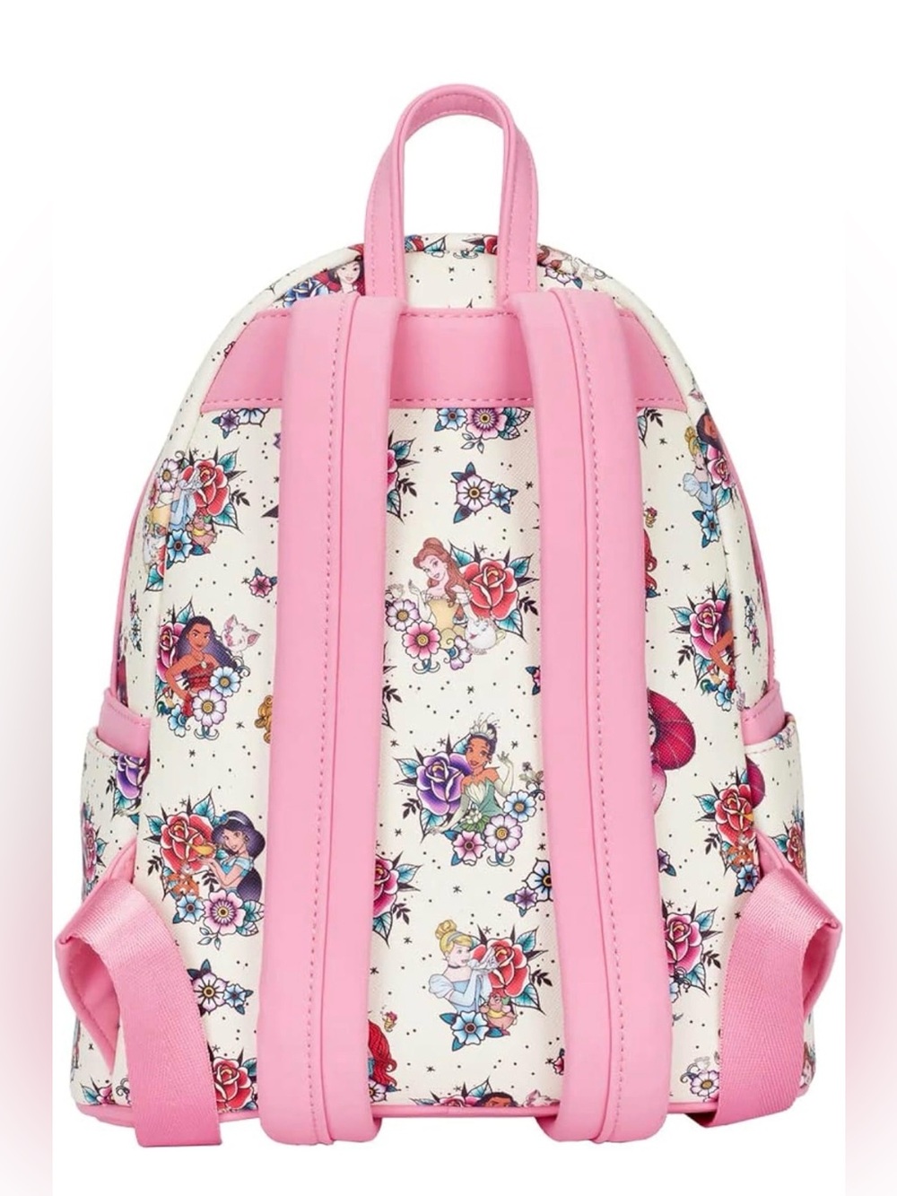Loungefly Disney Princess Floral Tattoo Mini Backpack & Wallet Set- NWT! - Picture 7 of 12